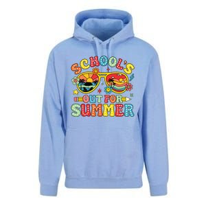 Retro Last Day Of Schools Out For Summer Teacher Boy Girl Unisex Surf Hoodie