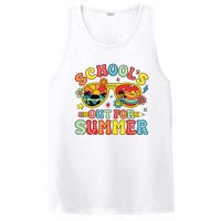 Retro Last Day Of Schools Out For Summer Teacher Boy Girl PosiCharge Competitor Tank