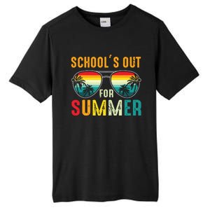 Retro Last Day Of Schools Out For Summer Teacher Boy Girl Tall Fusion ChromaSoft Performance T-Shirt