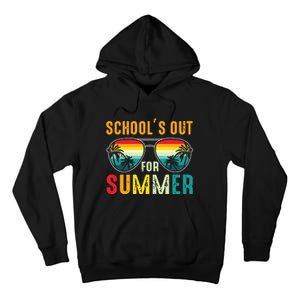 Retro Last Day Of Schools Out For Summer Teacher Boy Girl Tall Hoodie