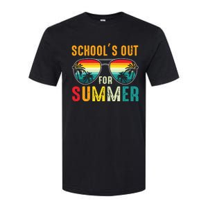 Retro Last Day Of Schools Out For Summer Teacher Boy Girl Softstyle CVC T-Shirt