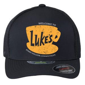 Retro Lukes Diner Flexfit Unipanel Trucker Cap