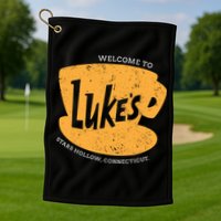 Retro Lukes Diner Golf Towel