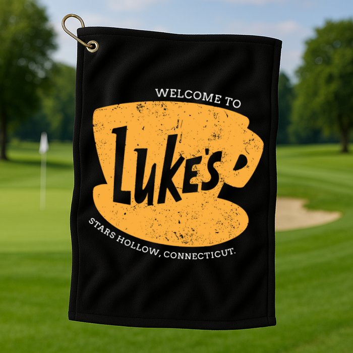 Retro Lukes Diner Golf Towel