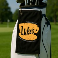 Retro Lukes Diner Golf Towel