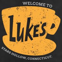 Retro Lukes Diner Golf Towel
