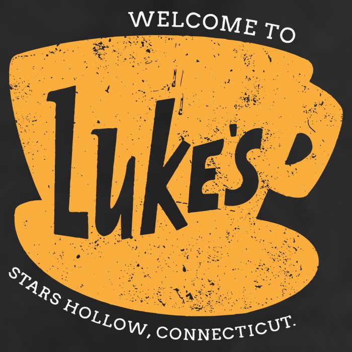 Retro Lukes Diner Golf Towel