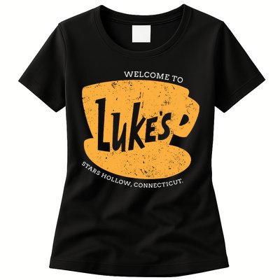 Retro Lukes Diner Womens T-Shirt