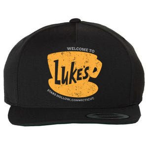 Retro Lukes Diner Wool Snapback Cap