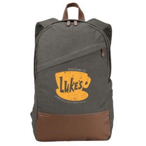 Retro Lukes Diner Cotton Canvas Backpack