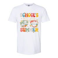 Retro Last Day Of Schools Out For Summer Teacher Boy Girl Softstyle CVC T-Shirt