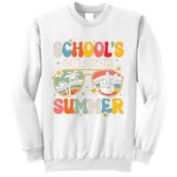 Retro Last Day Of Schools Out For Summer Teacher Boy Girl Sweatshirt