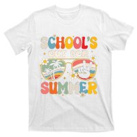 Retro Last Day Of Schools Out For Summer Teacher Boy Girl T-Shirt