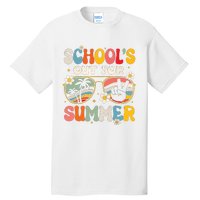 Retro Last Day Of Schools Out For Summer Teacher Boy Girl Tall T-Shirt