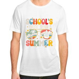 Retro Last Day Of Schools Out For Summer Teacher Boy Girl Adult ChromaSoft Performance T-Shirt