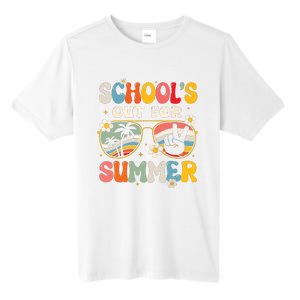 Retro Last Day Of Schools Out For Summer Teacher Boy Girl Tall Fusion ChromaSoft Performance T-Shirt