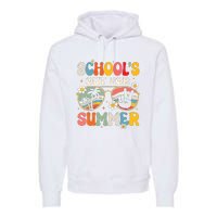 Retro Last Day Of Schools Out For Summer Teacher Boy Girl Premium Hoodie