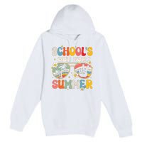 Retro Last Day Of Schools Out For Summer Teacher Boy Girl Premium Pullover Hoodie