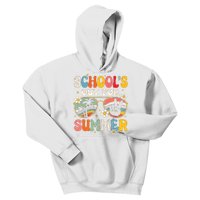 Retro Last Day Of Schools Out For Summer Teacher Boy Girl Kids Hoodie