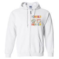 Retro Last Day Of Schools Out For Summer Teacher Boy Girl Full Zip Hoodie