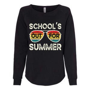 Retro Last Day Of School Schools Out For Summer Teacher Womens California Wash Sweatshirt