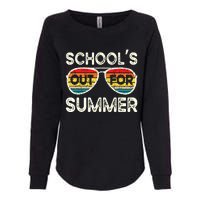 Retro Last Day Of School Schools Out For Summer Teacher Womens California Wash Sweatshirt