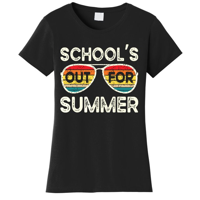 Retro Last Day Of School Schools Out For Summer Teacher Women's T-Shirt