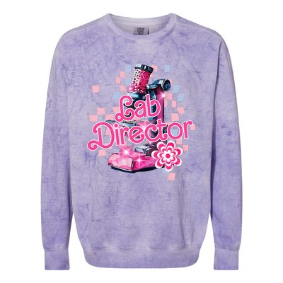 Retro Lab Director The Lab Is Everything Lab Week 2024 Colorblast Crewneck Sweatshirt