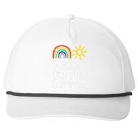 Retro Last Day Of School Schools Out For Summer Teacher Snapback Five-Panel Rope Hat