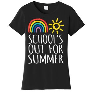 Retro Last Day Of School Schools Out For Summer Teacher Women's T-Shirt