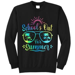 Retro Last Day Of School Schools Out Summer Teacher Sweatshirt