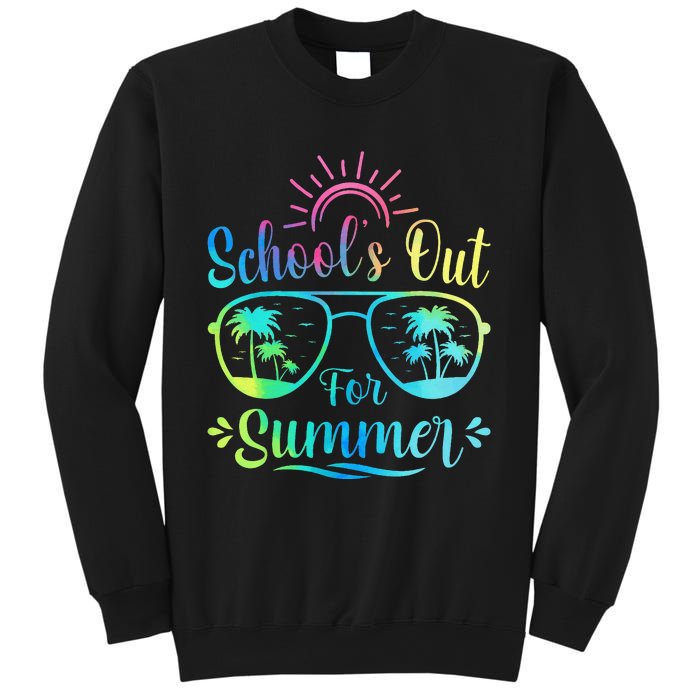 Retro Last Day Of School Schools Out Summer Teacher Sweatshirt