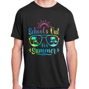 Retro Last Day Of School Schools Out Summer Teacher Adult ChromaSoft Performance T-Shirt