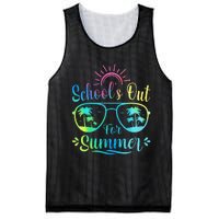 Retro Last Day Of School Schools Out Summer Teacher Mesh Reversible Basketball Jersey Tank