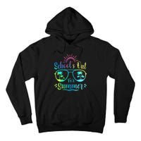 Retro Last Day Of School Schools Out Summer Teacher Tall Hoodie