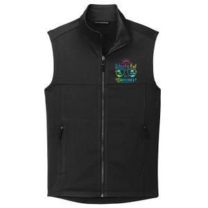 Retro Last Day Of School Schools Out Summer Teacher Collective Smooth Fleece Vest