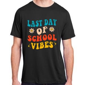 Retro Last Day Of School Schools Out Summer Teacher Adult ChromaSoft Performance T-Shirt