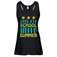 Retro Last Day of School Schools Out for Summer Teacher Ladies Essential Flowy Tank