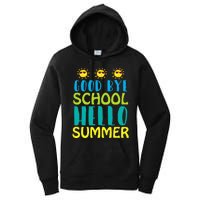 Retro Last Day of School Schools Out for Summer Teacher Women's Pullover Hoodie