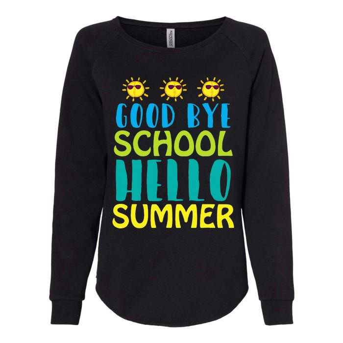 Retro Last Day of School Schools Out for Summer Teacher Womens California Wash Sweatshirt