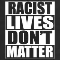 Racist Lives Don't Matter Adult Drive Performance Visor