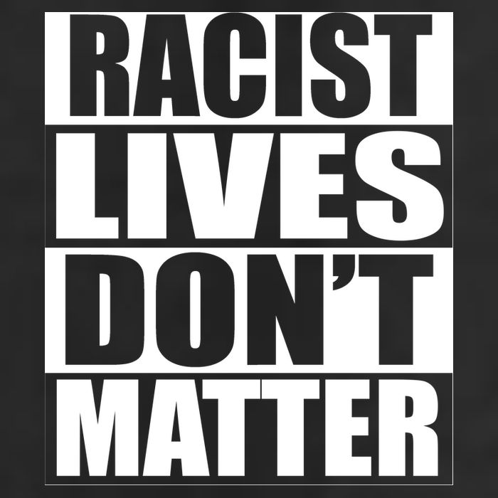 Racist Lives Don't Matter Adult Drive Performance Visor