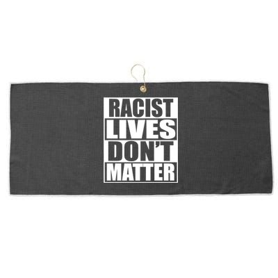 Racist Lives Don't Matter Large Microfiber Waffle Golf Towel