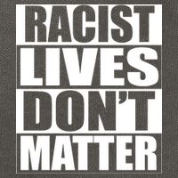 Racist Lives Don't Matter Cotton Canvas Backpack