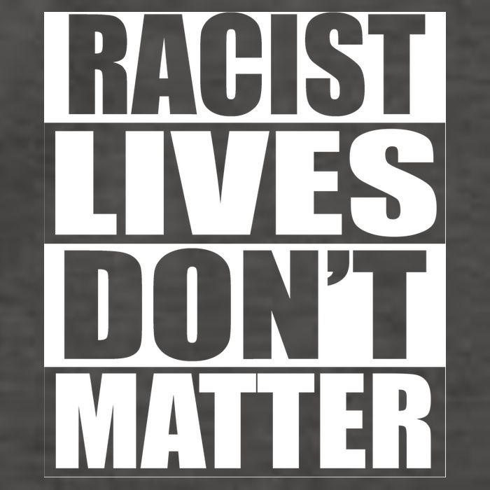 Racist Lives Don't Matter Vector Backpack