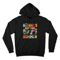 Retro Last Day Of School Schools Out For Summer Teacher Gift Hoodie