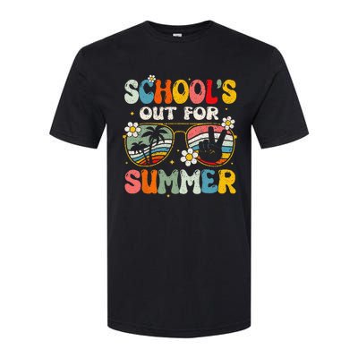 Retro Last Day Of School Schools Out For Summer Teacher Gift Softstyle CVC T-Shirt