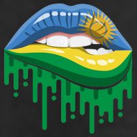 Rwanda Lips Dripping Cool Comfort Performance Bucket Hat