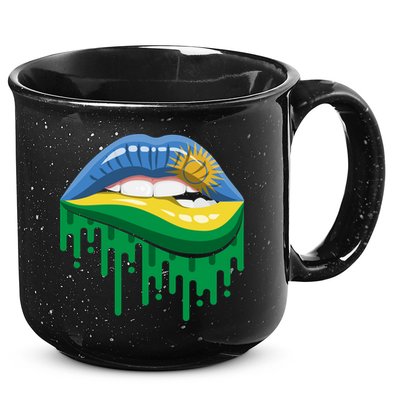Rwanda Lips Dripping 15oz Campfire Ceramic Mug