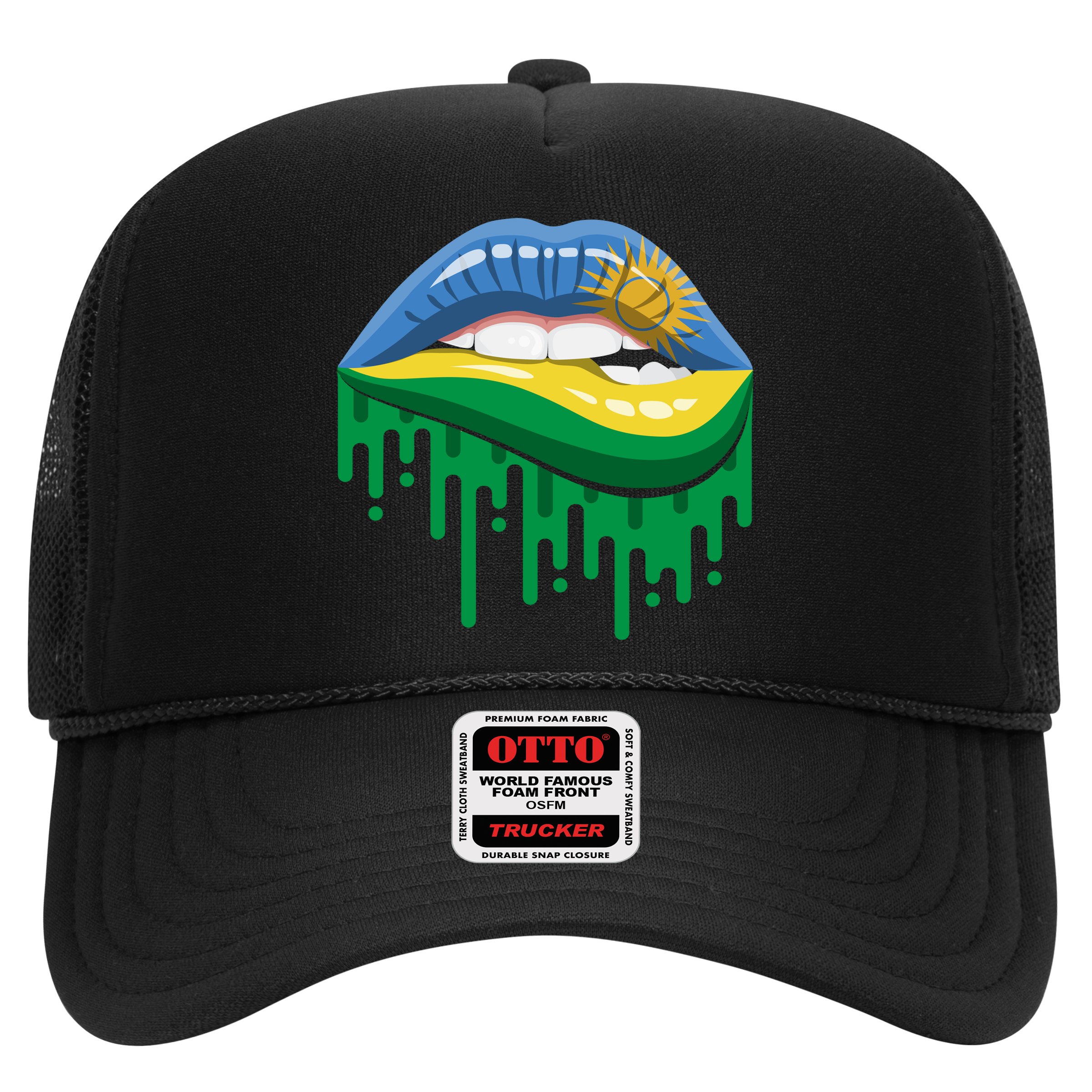 Rwanda Lips Dripping Hat